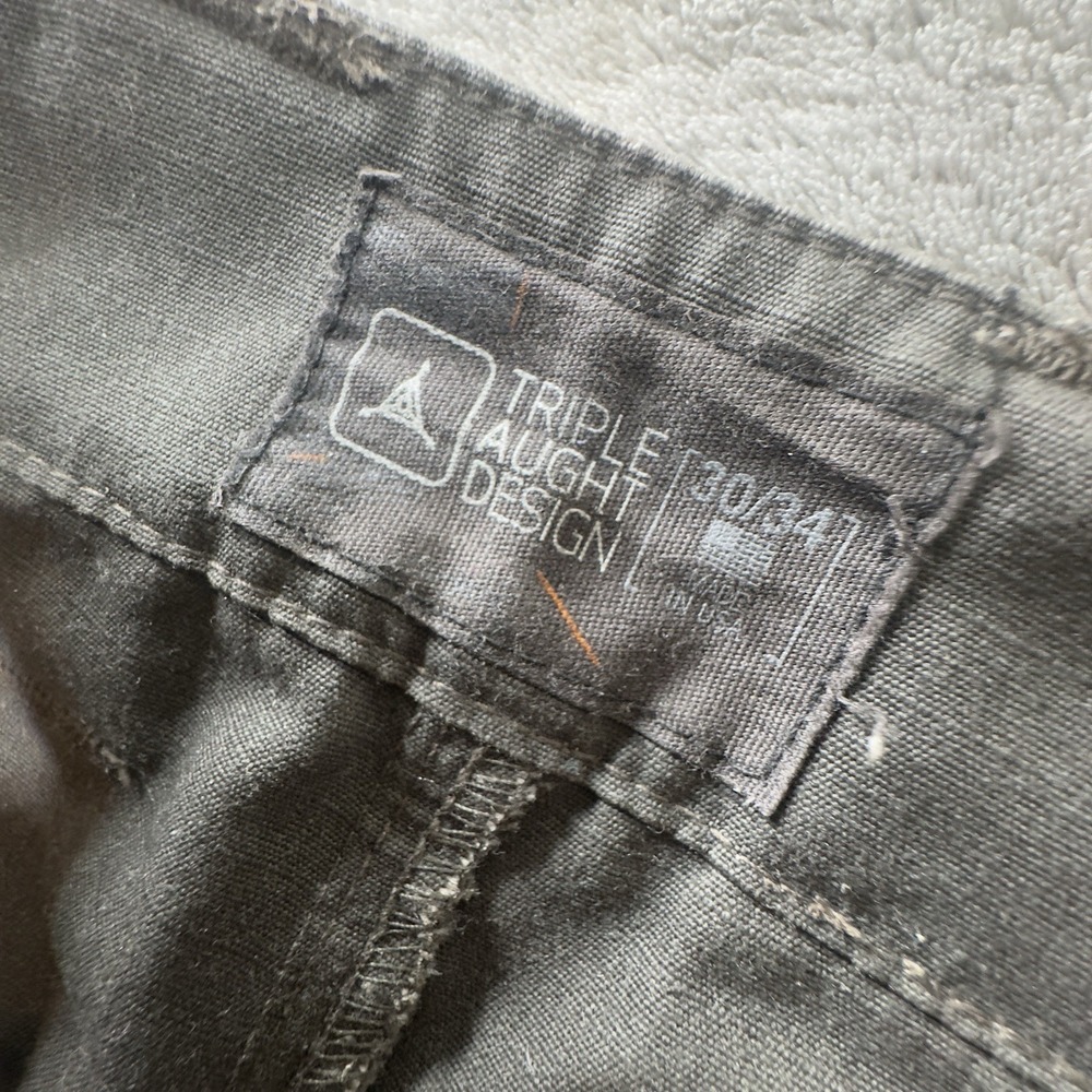 Triple Aught Design Pants Men's 30X34 Gray Recon RS Ripstop USA Hiking Tactical - Picture 8 of 16